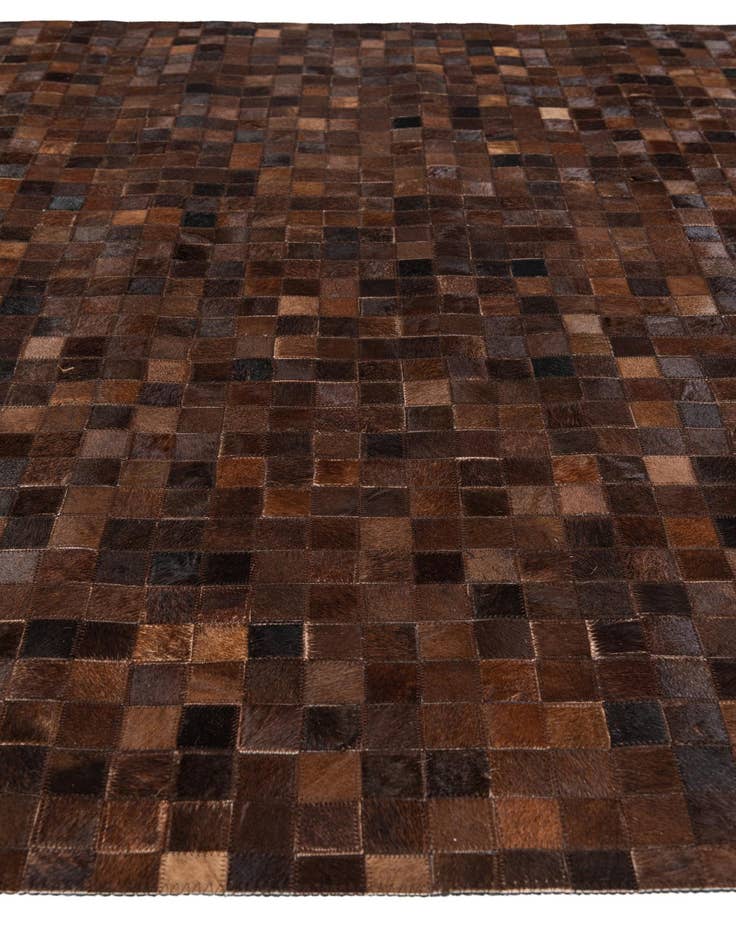 Detail image of 5' x 7' 11 Cowhide Stocks Rug