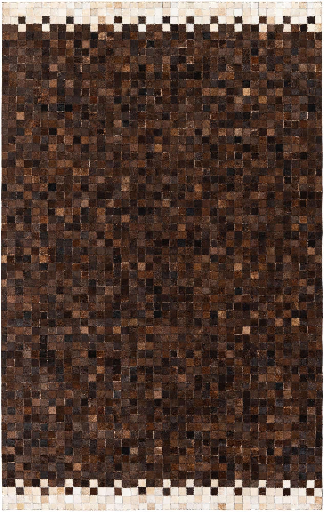 5' x 7' 11 Cowhide Stocks Rug