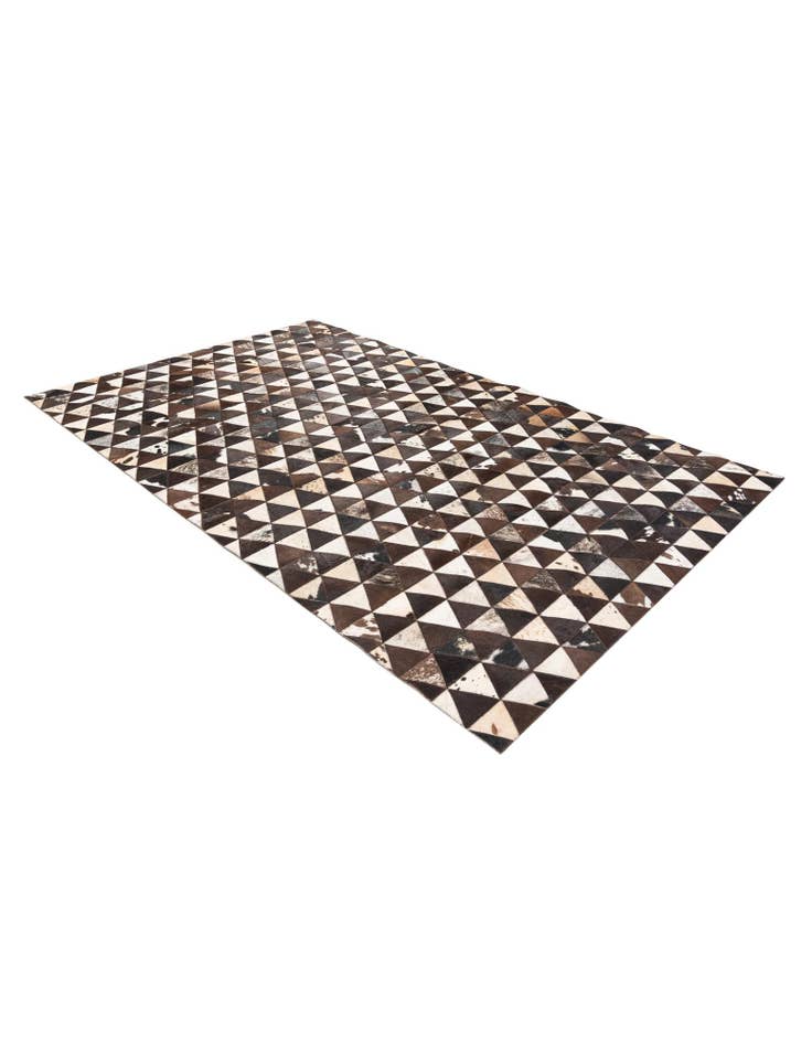 Detail image of 4' 11 x 8' Cowhide Stocks Rug
