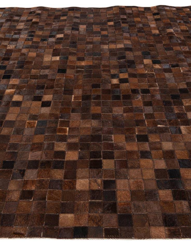 Detail image of 5' 1 x 7' 10 Cowhide Stocks Rug