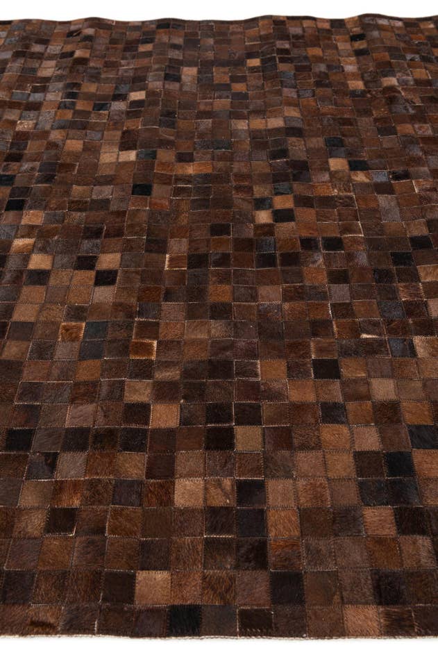 Detail image of 5' 1 x 7' 10 Cowhide Stocks Rug