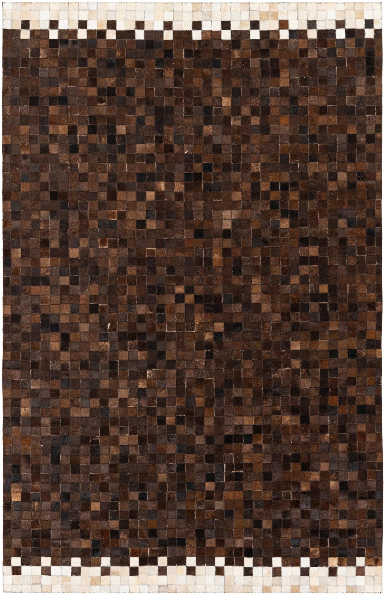5' 1 x 7' 10 Cowhide Stocks Rug