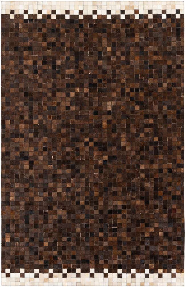 5' 1 x 7' 10 Cowhide Stocks Rug