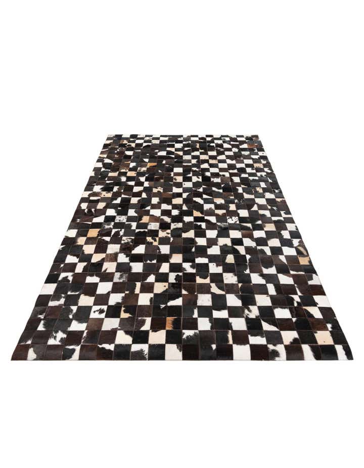 5' x 7' 11 Cowhide Stocks Rug