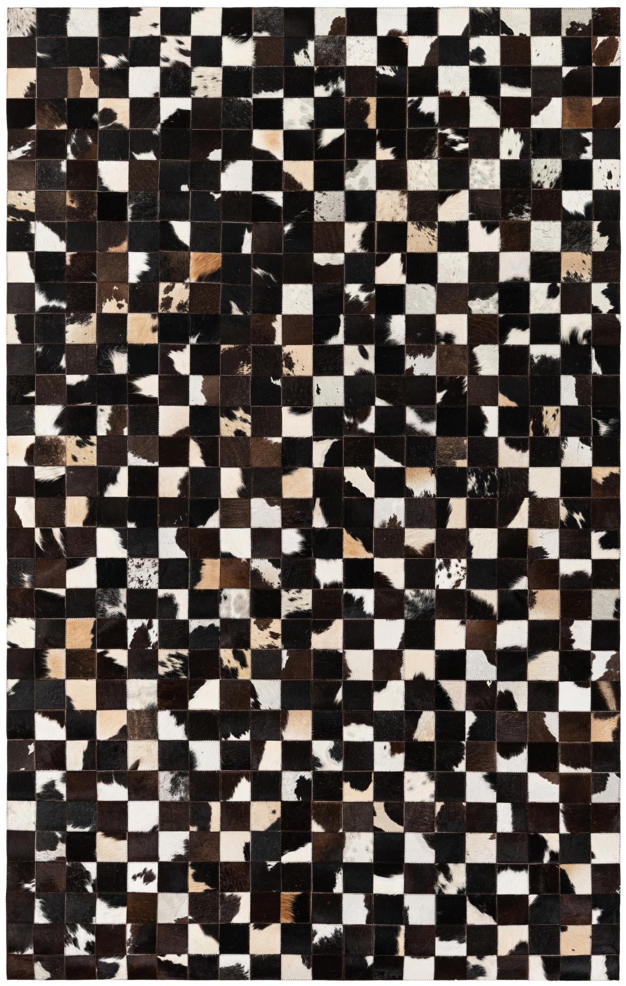 5' x 7' 11 Cowhide Stocks Rug