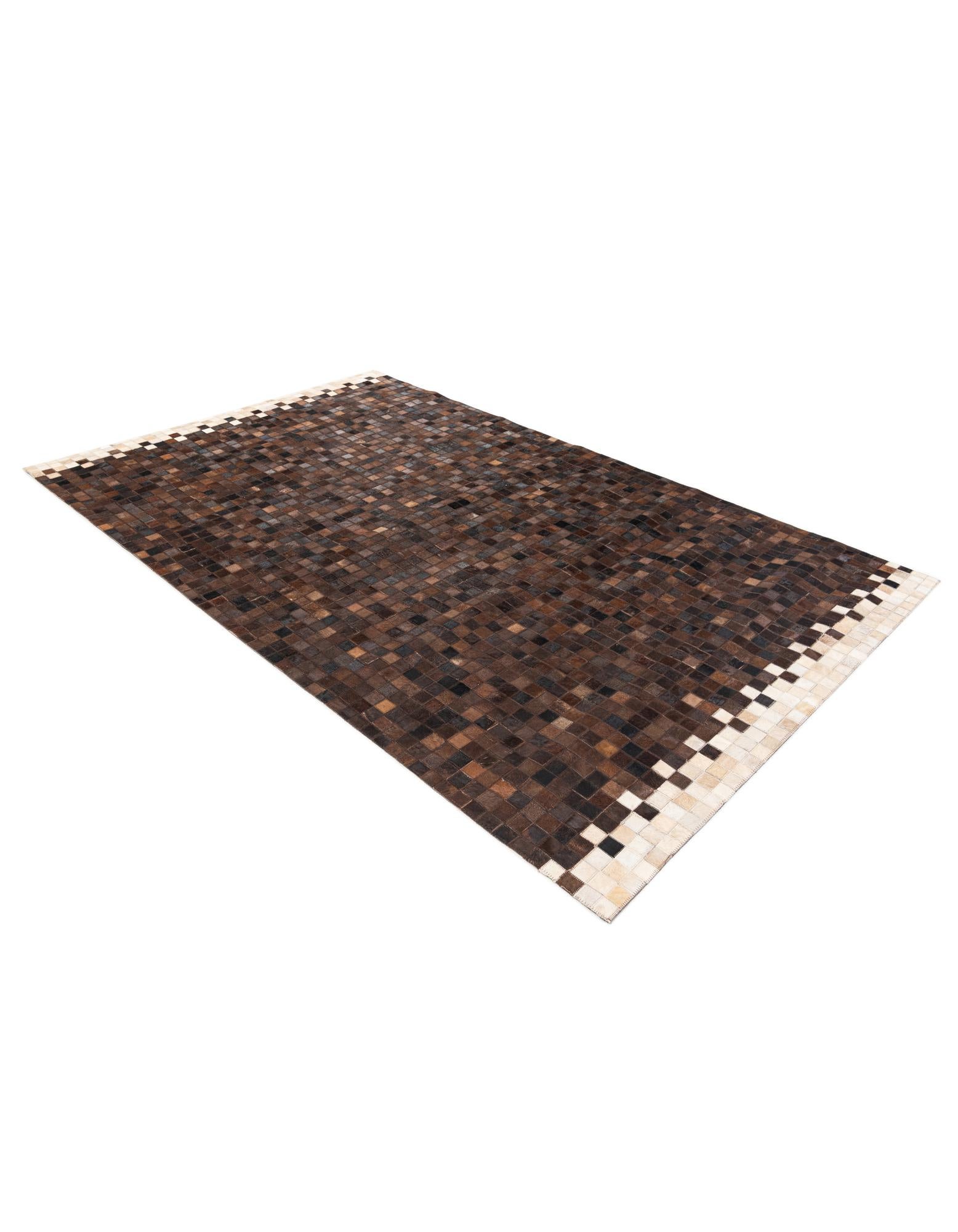 5' 1 x 8' Cowhide Stocks Rug