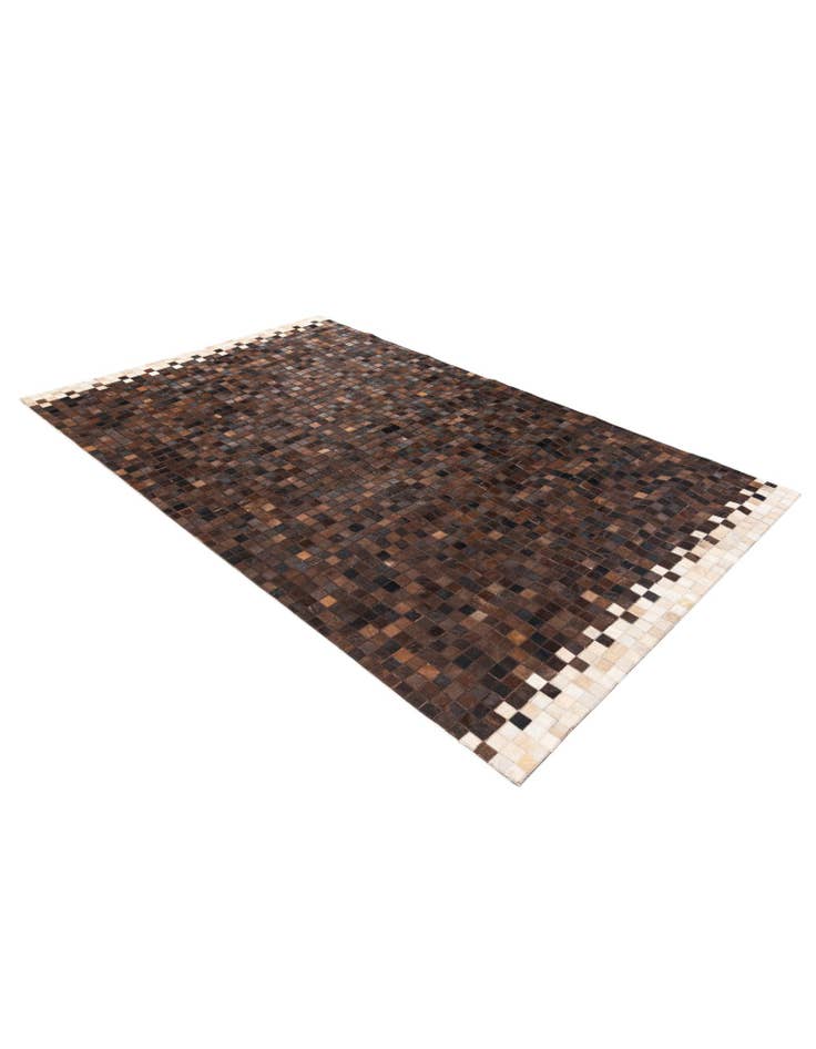 Detail image of 5' 1 x 8' Cowhide Stocks Rug