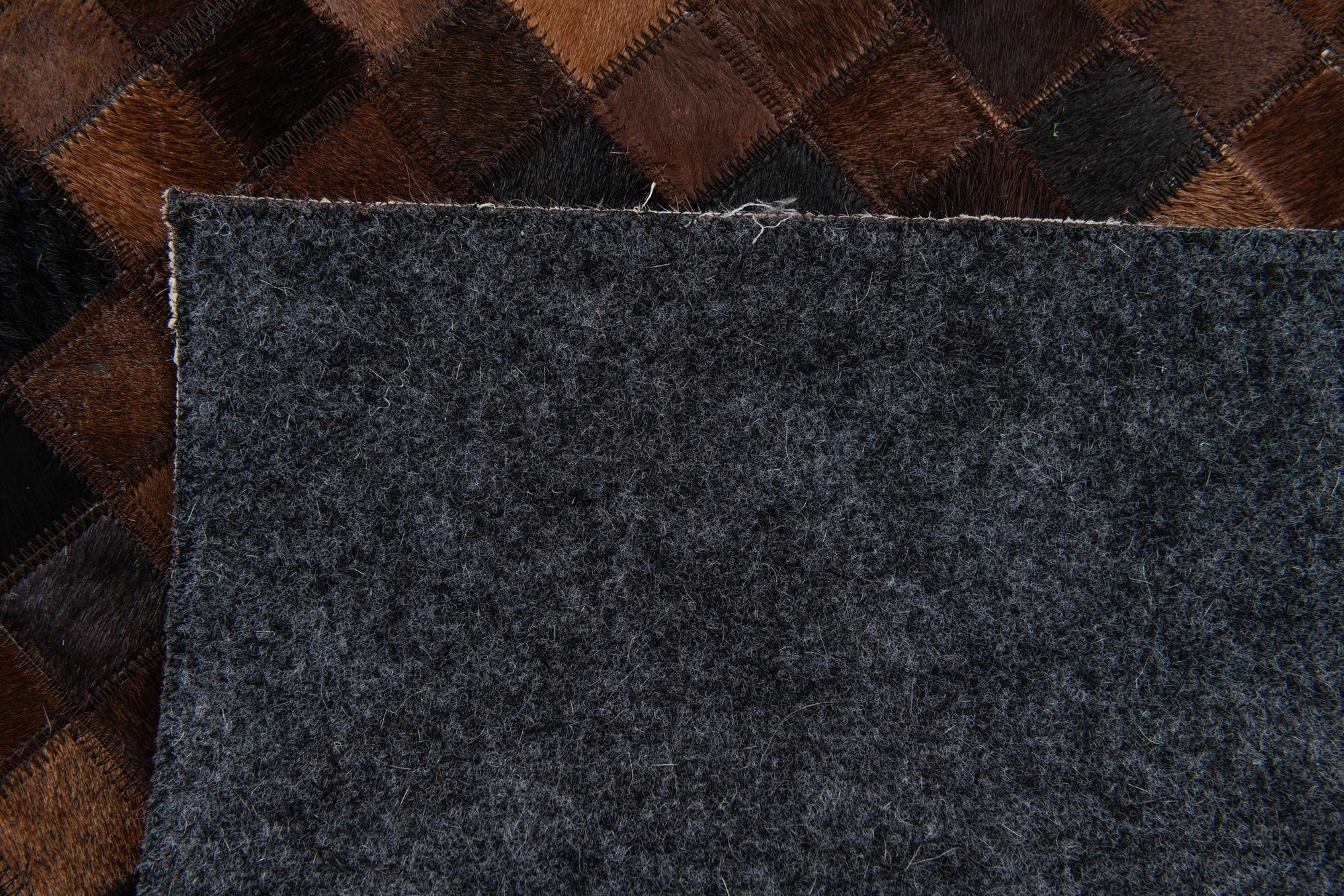 5' 1 x 8' Cowhide Stocks Rug