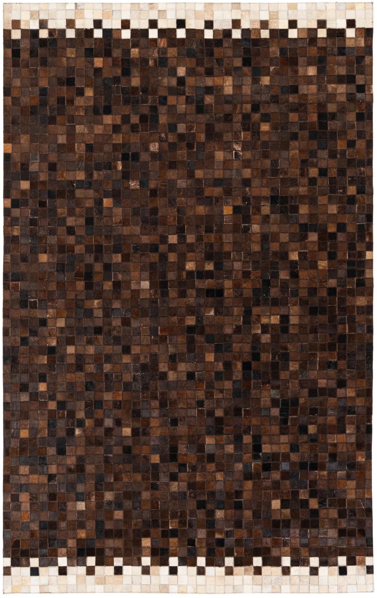5' 1 x 8' Cowhide Stocks Rug