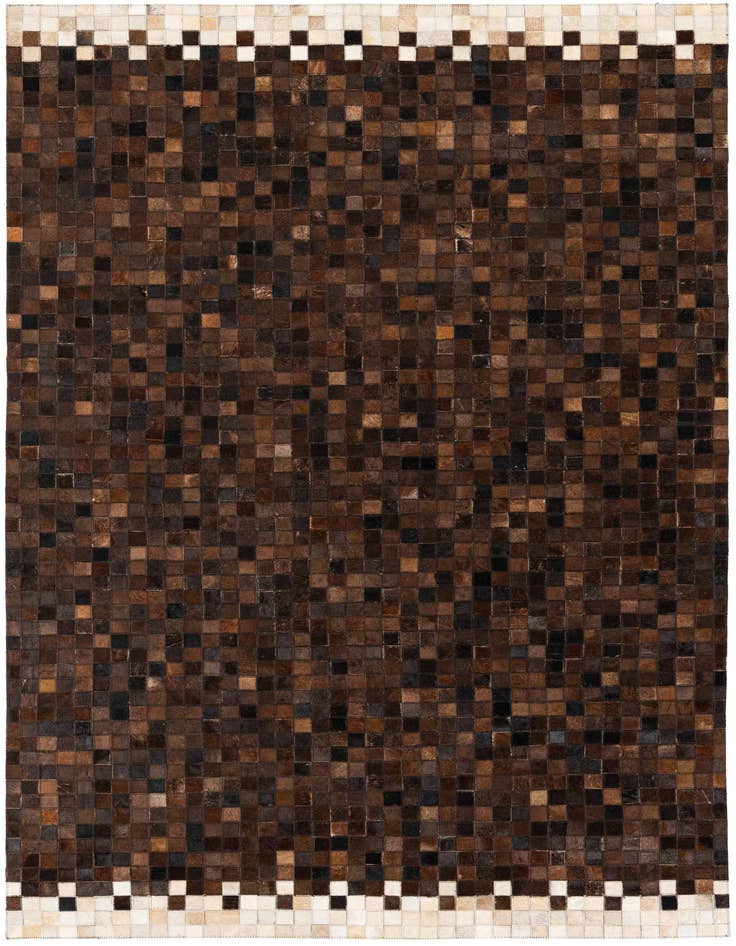 Detail image of 5' 1 x 8' Cowhide Stocks Rug