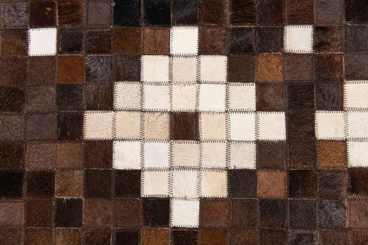5' 1 x 8' 1 Cowhide Stocks Rug