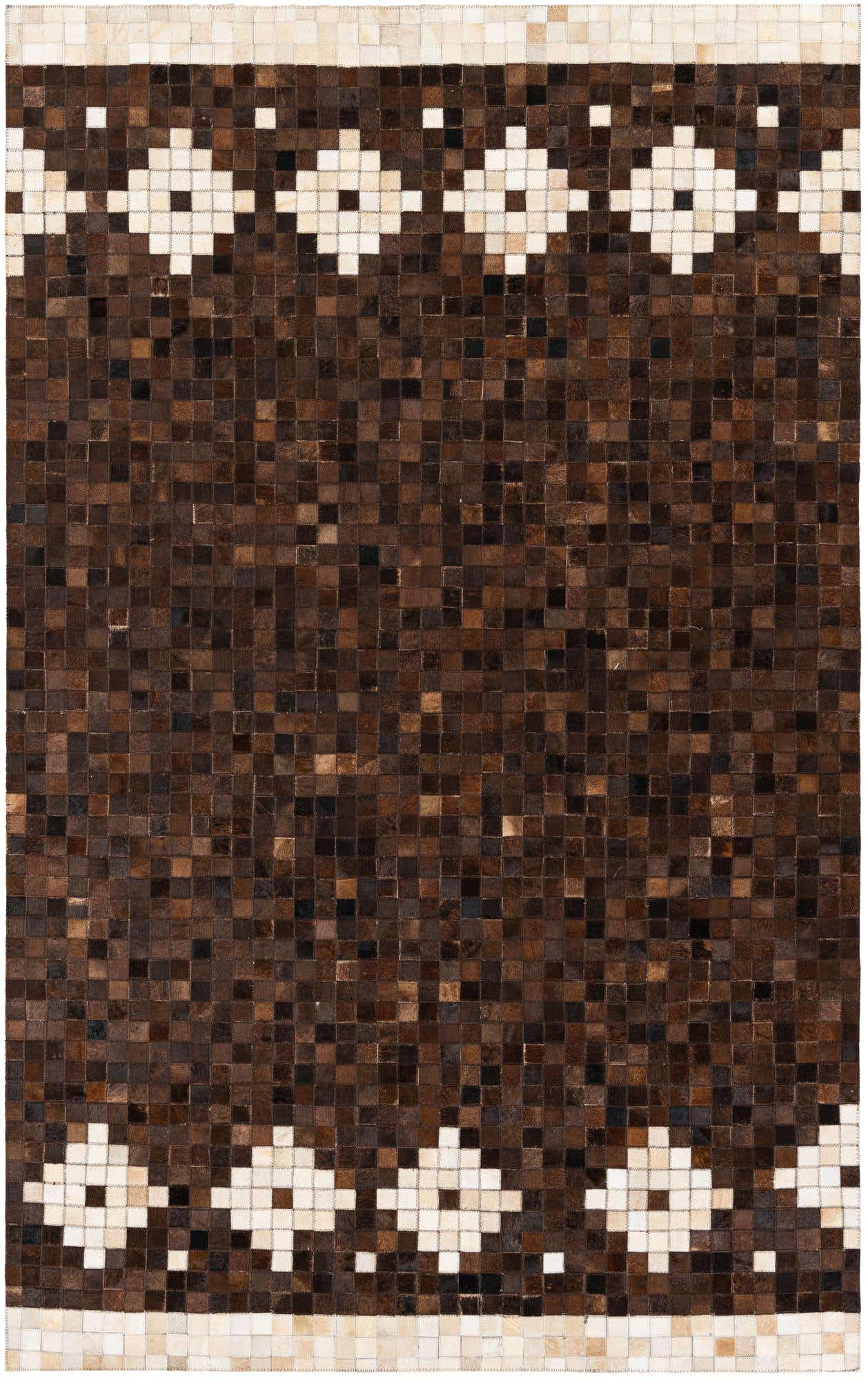 5' 1 x 8' 1 Cowhide Stocks Rug
