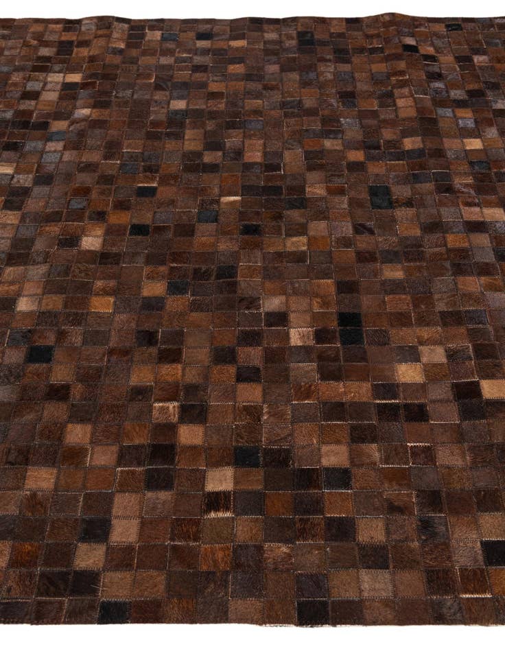 Detail image of 5' 1 x 8' Cowhide Stocks Rug