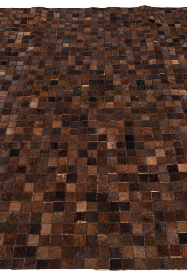 Detail image of 5' 1 x 8' Cowhide Stocks Rug