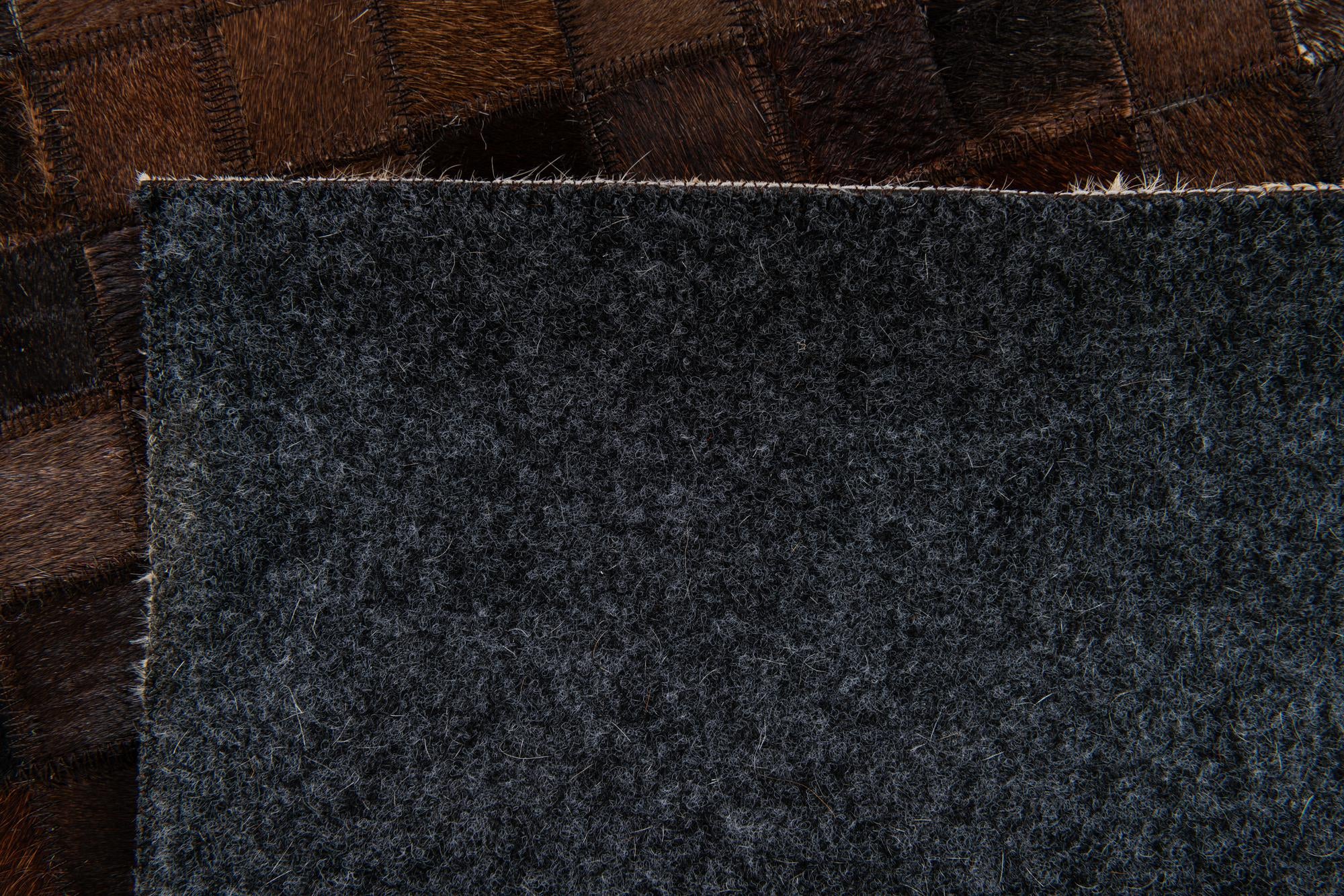 5' 1 x 8' Cowhide Stocks Rug
