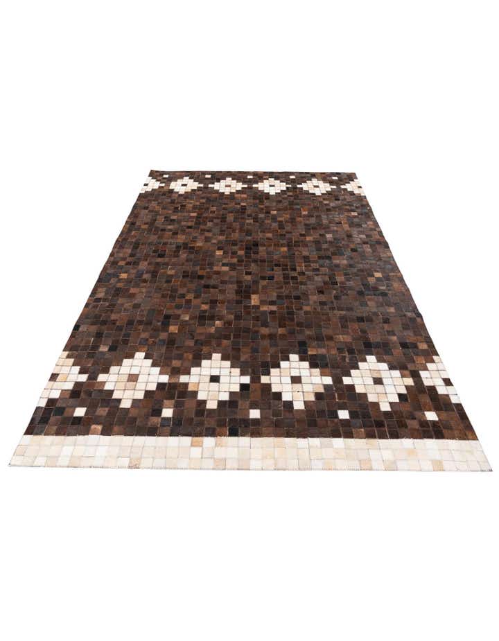 5' x 7' 11 Cowhide Stocks Rug