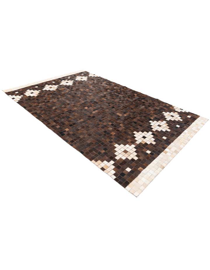 5' x 7' 11 Cowhide Stocks Rug