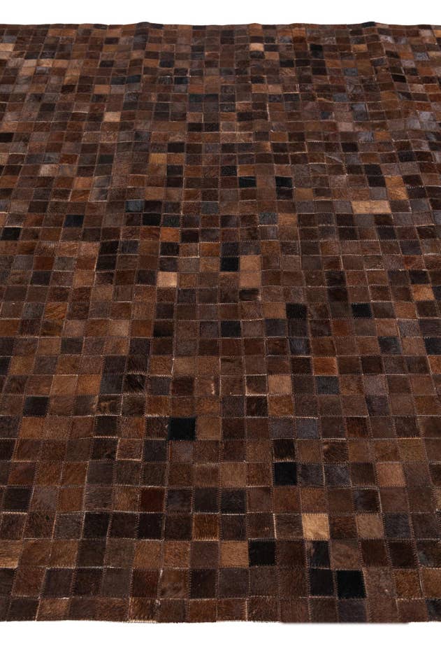 Detail image of 5' x 7' 11 Cowhide Stocks Rug