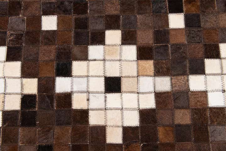 5' x 7' 11 Cowhide Stocks Rug