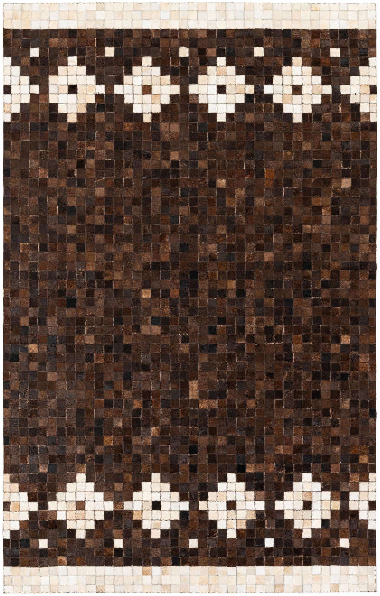 5' x 7' 11 Cowhide Stocks Rug