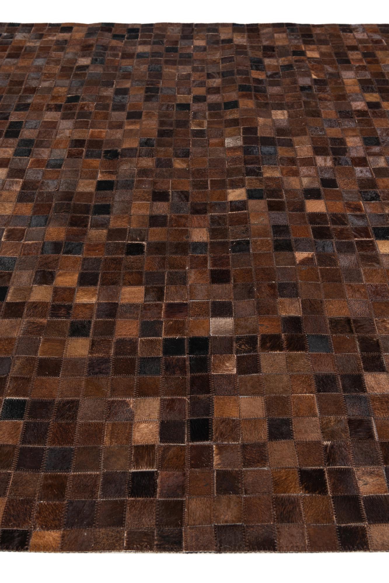 5' 1 x 8' 1 Cowhide Stocks Rug