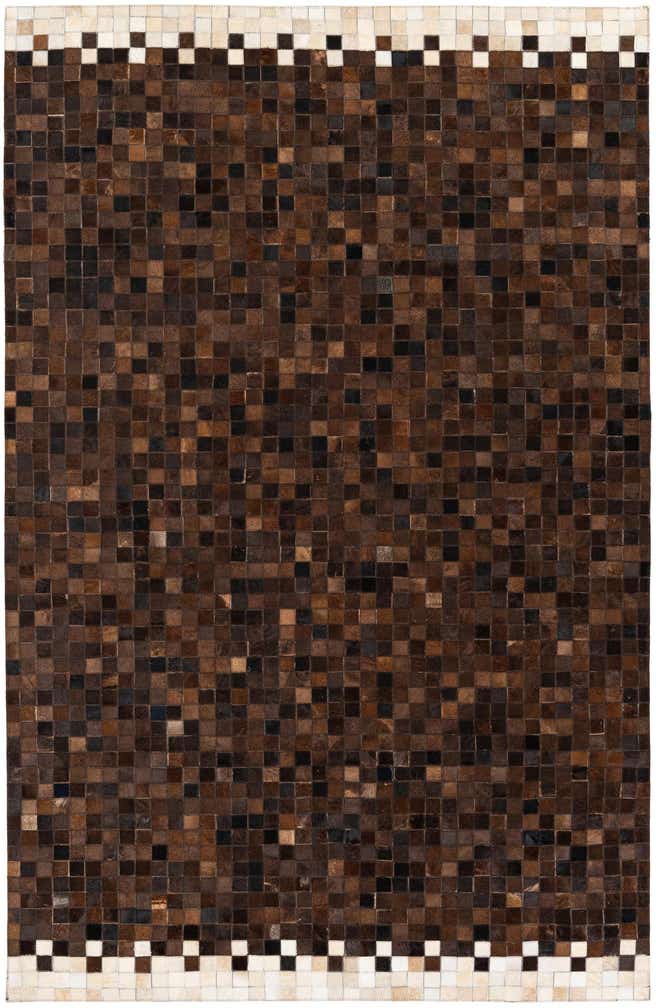 5' 1 x 8' 1 Cowhide Stocks Rug