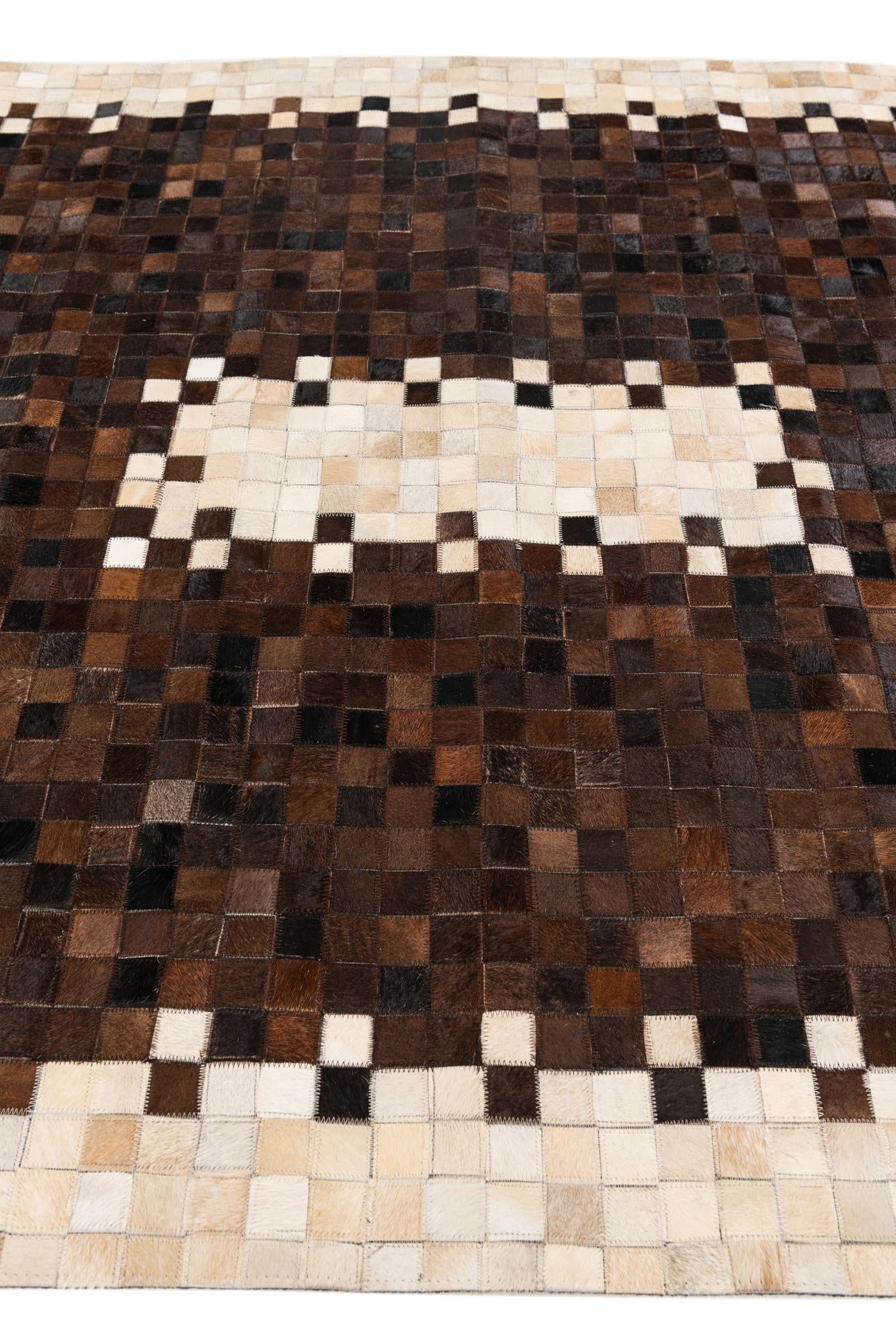 5' 2 x 7' 11 Cowhide Stocks Rug