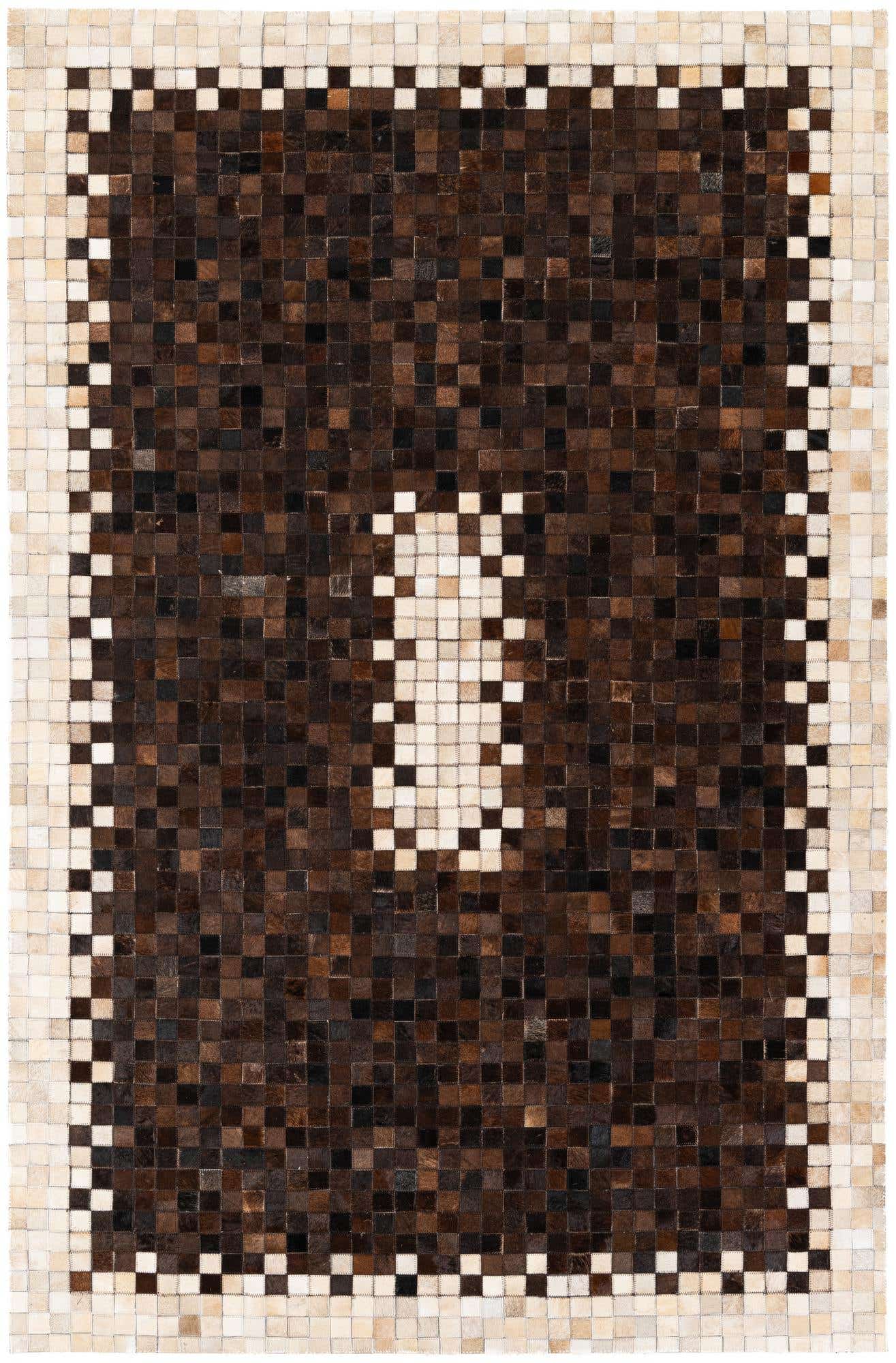 5' 2 x 8' 1 Cowhide Stocks Rug