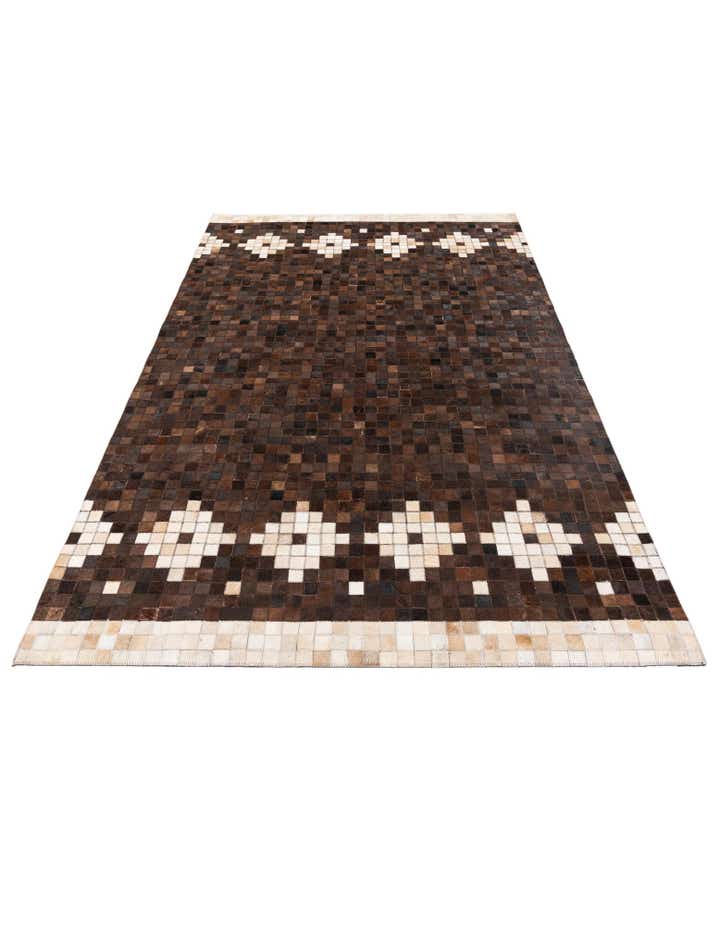 5' 1 x 8' Cowhide Stocks Rug