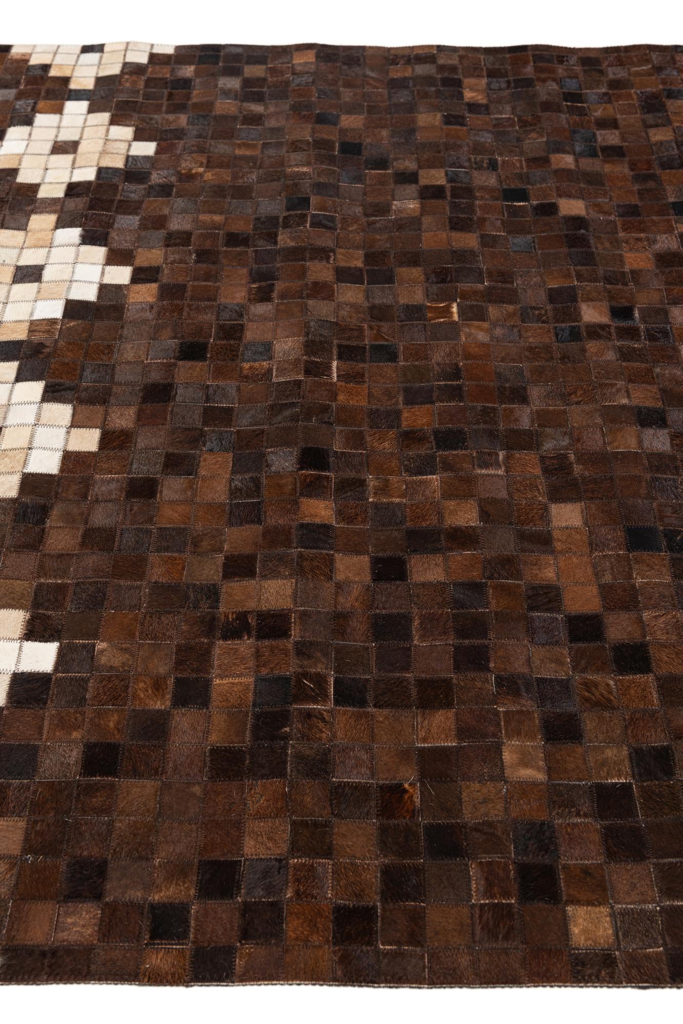 5' 1 x 8' Cowhide Stocks Rug