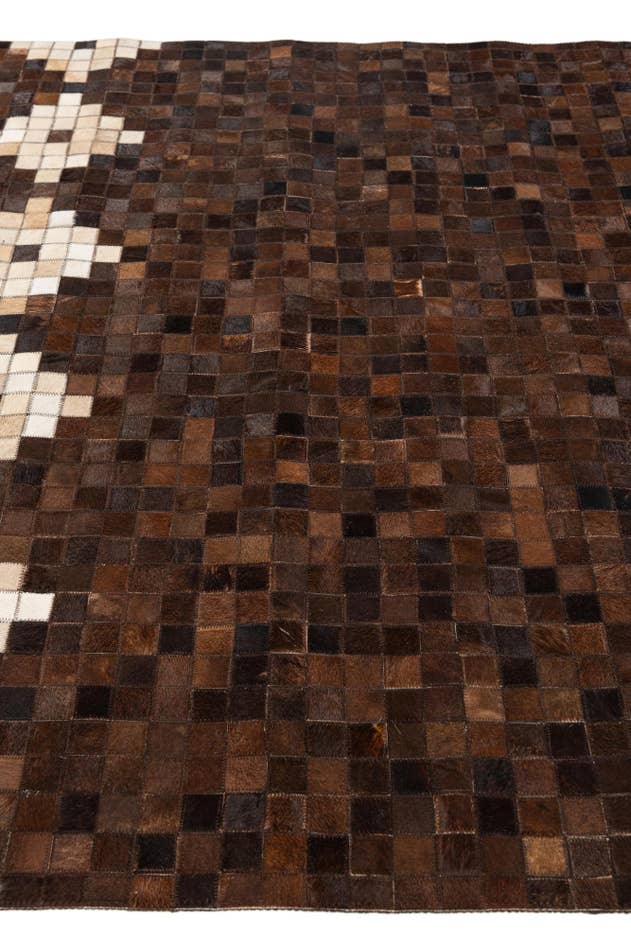 Detail image of 5' 1 x 8' Cowhide Stocks Rug