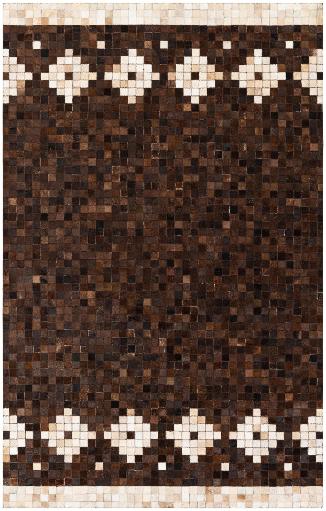 5' 1 x 8' Cowhide Stocks Rug