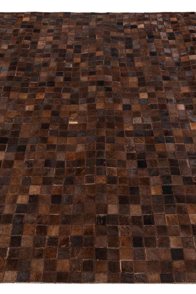 Detail image of 5' 2 x 8' Cowhide Stocks Rug