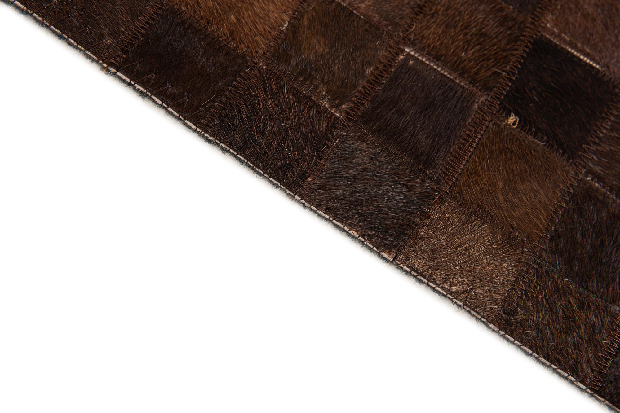 5' 2 x 8' Cowhide Stocks Rug