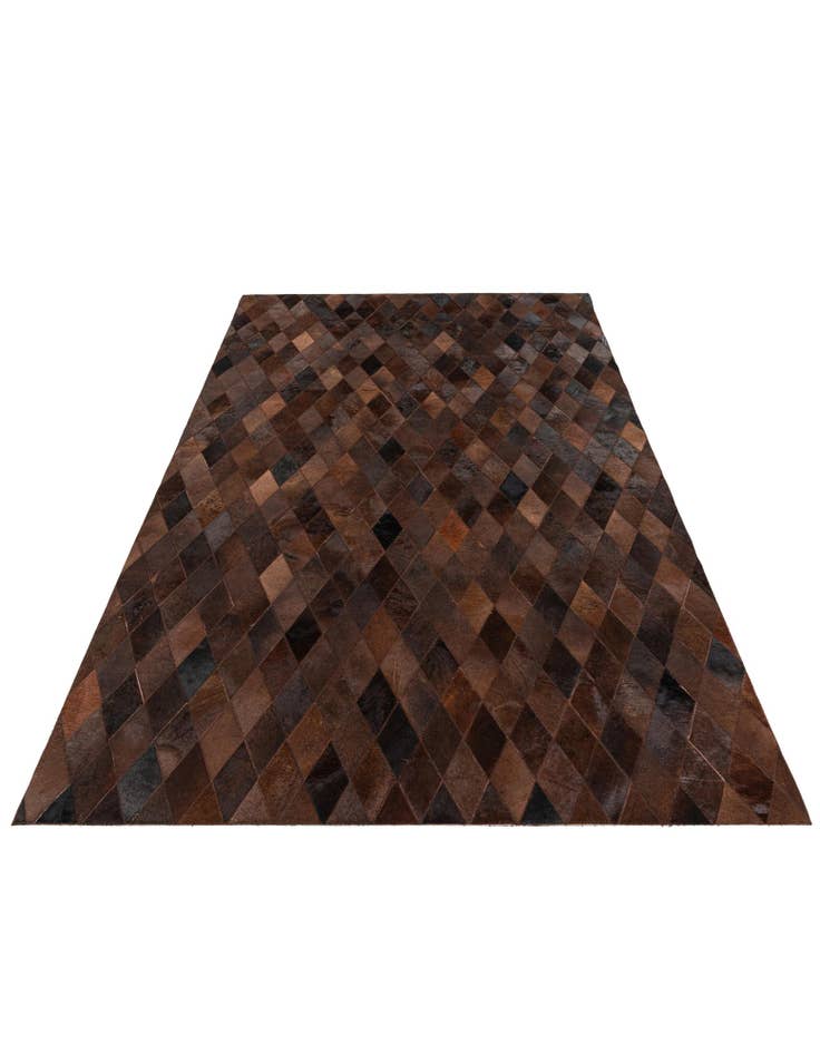 Detail image of 5' 1 x 8' Cowhide Stocks Rug