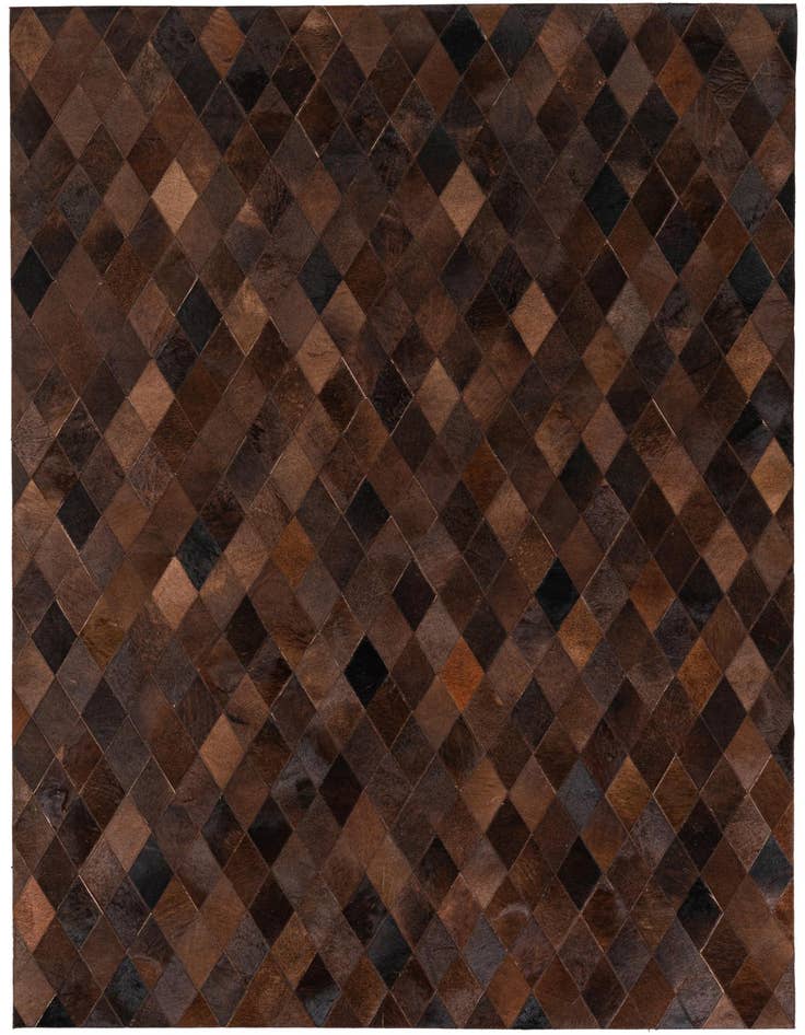 Detail image of 5' 1 x 8' Cowhide Stocks Rug