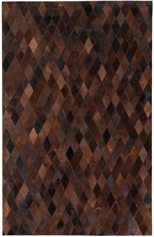 Detail image of 5' 1 x 8' Cowhide Stocks Rug