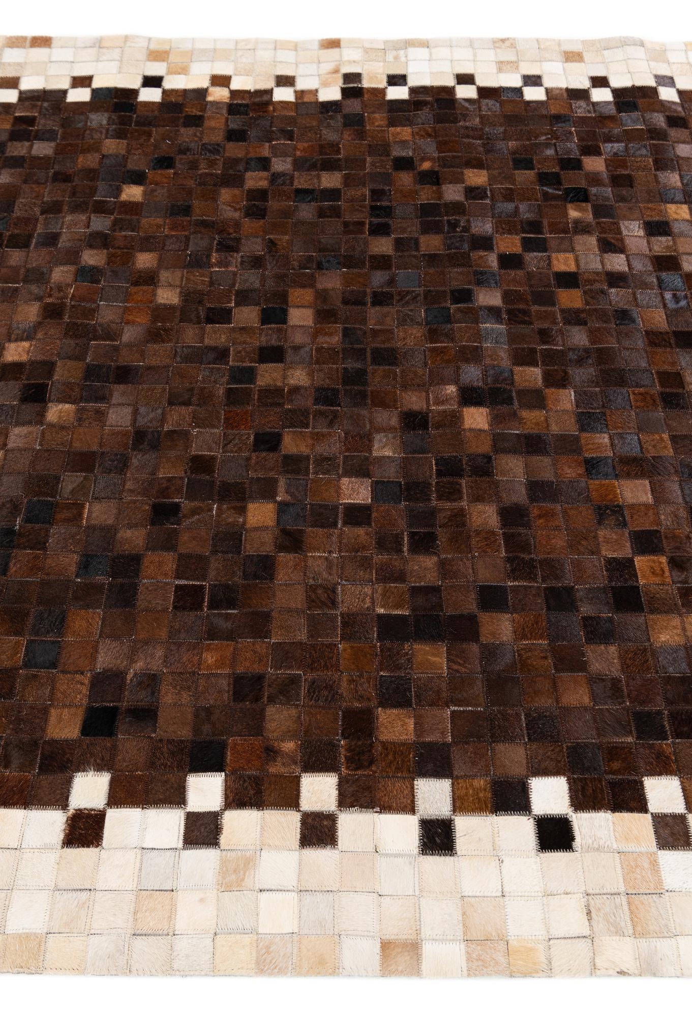 5' 2 x 7' 11 Cowhide Stocks Rug
