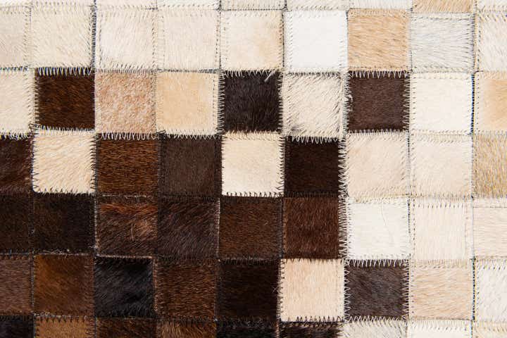 5' 2 x 7' 11 Cowhide Stocks Rug
