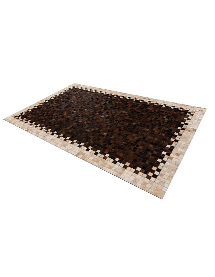 Detail image of 5' 1 x 8' Cowhide Stocks Rug
