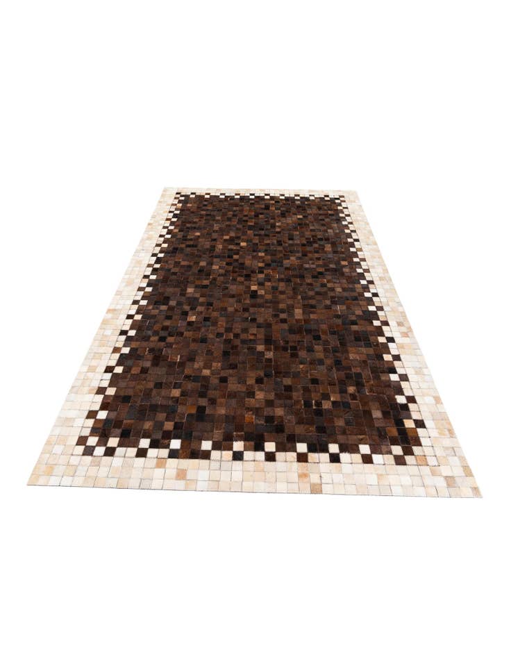 Detail image of 5' 1 x 8' Cowhide Stocks Rug