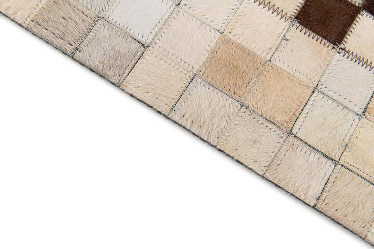Detail image of 5' 1 x 8' Cowhide Stocks Rug