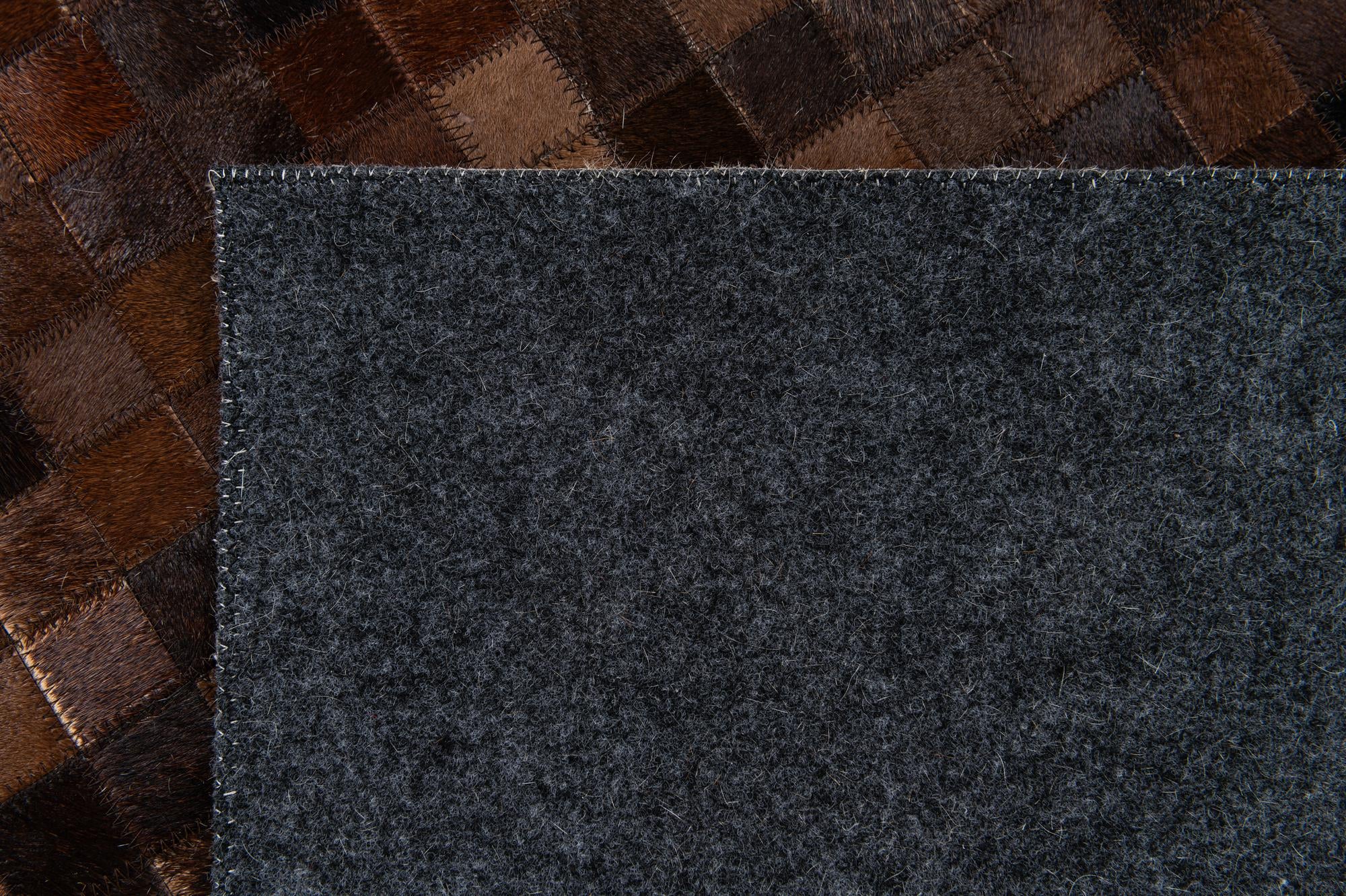 5' 1 x 8' Cowhide Stocks Rug