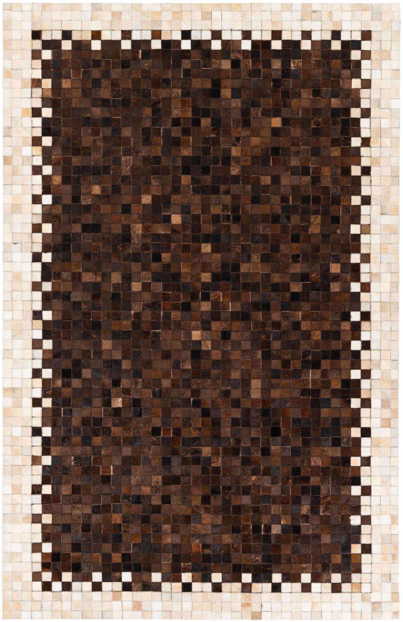 5' 1 x 8' Cowhide Stocks Rug