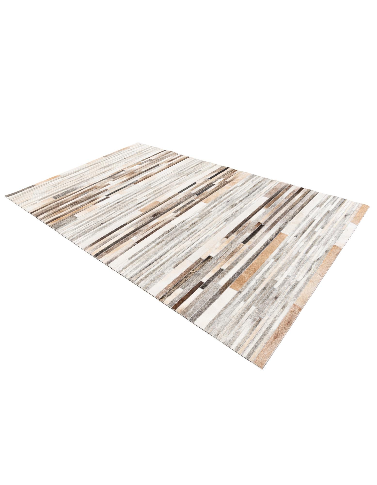 5' 1 x 8' Cowhide Stocks Rug