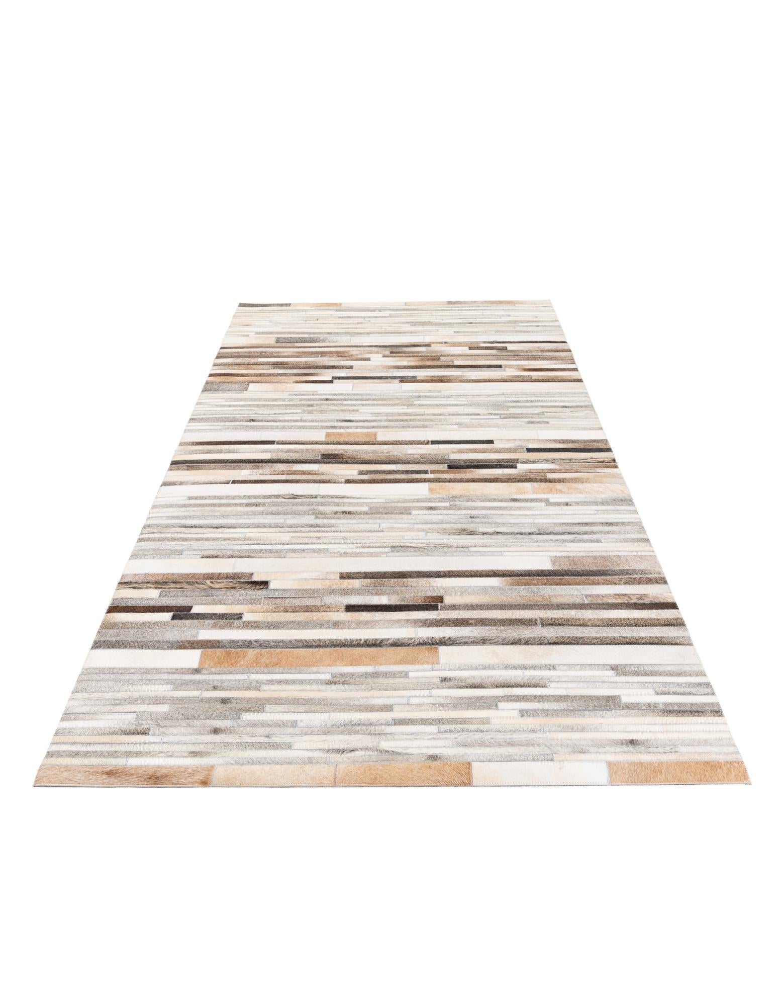 5' 1 x 8' Cowhide Stocks Rug