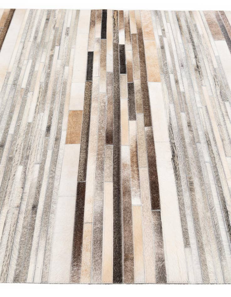 Detail image of 5' 1 x 8' Cowhide Stocks Rug