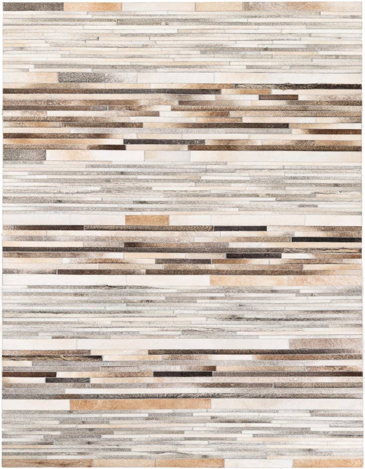 Detail image of 5' 1 x 8' Cowhide Stocks Rug