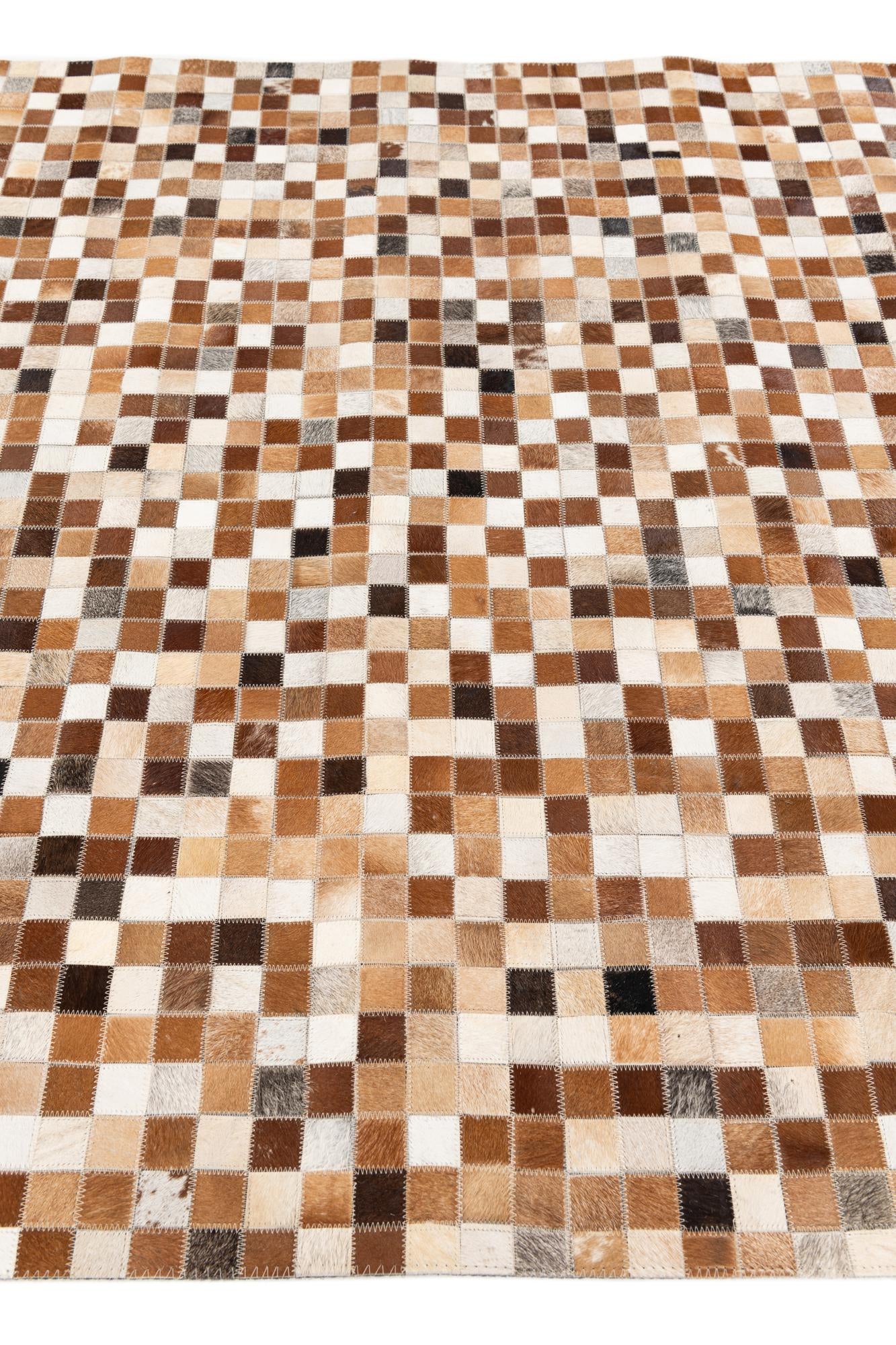 5' 1 x 7' 10 Cowhide Stocks Rug