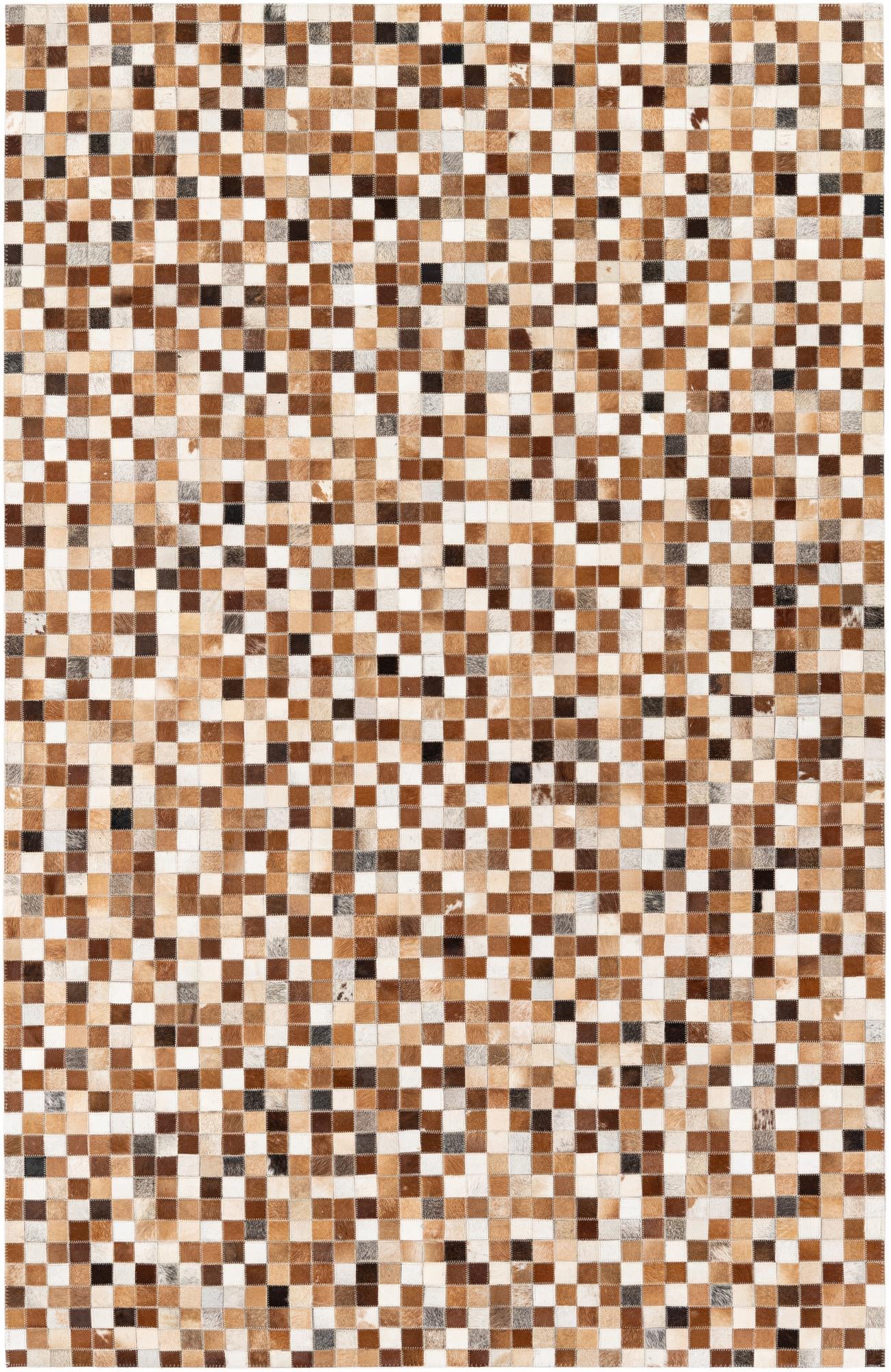5' 1 x 7' 10 Cowhide Stocks Rug